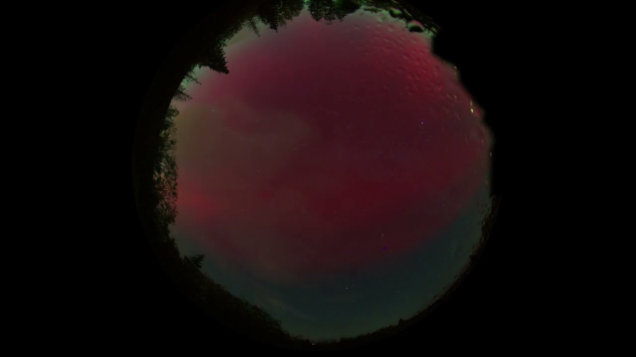 Northern Lights - AllSkyKamera | 4K FullDome